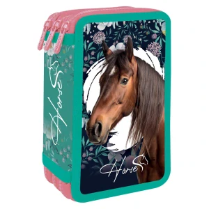 Penál 3 p. prázdný Kůň