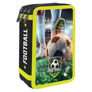 Penál 3 p. prázdný Fotbal