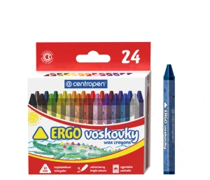 Voskovky CENTROPEN 9531/24 barev trojhranné