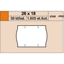 Cenové samolepicí etikety START PRIX 26 X 18 bílá