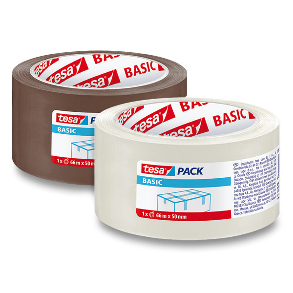 Lepicí páska Tesa 48mm x 66m, hnědá