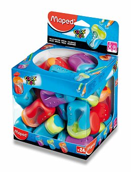 Strouhátko - Ořezávátko Maped Color´Peps - se 2 otvory, mix barev