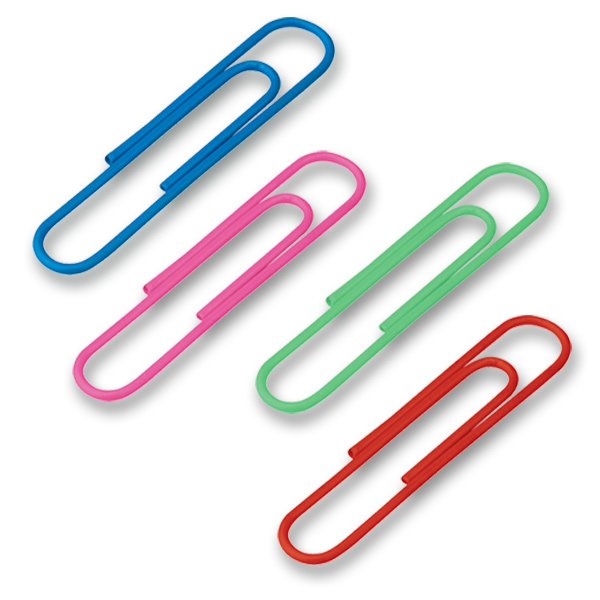 Barevné dopisní spony 50 mm oblé Maped