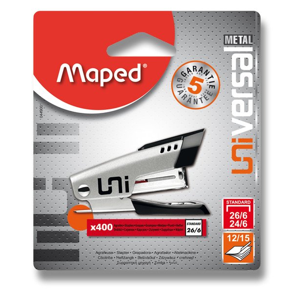 Sešívačka 15 listů 24,26/6 mini Maped Universal