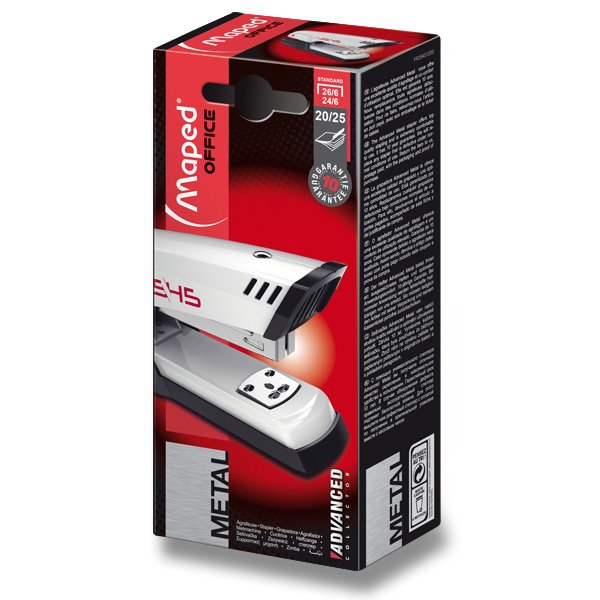 Sešívačka 25 listů 24,26/6 Maped Advanced Half Strip