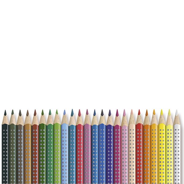 Trojhranné pastelky 24 barev Faber-Castell Colour Grip