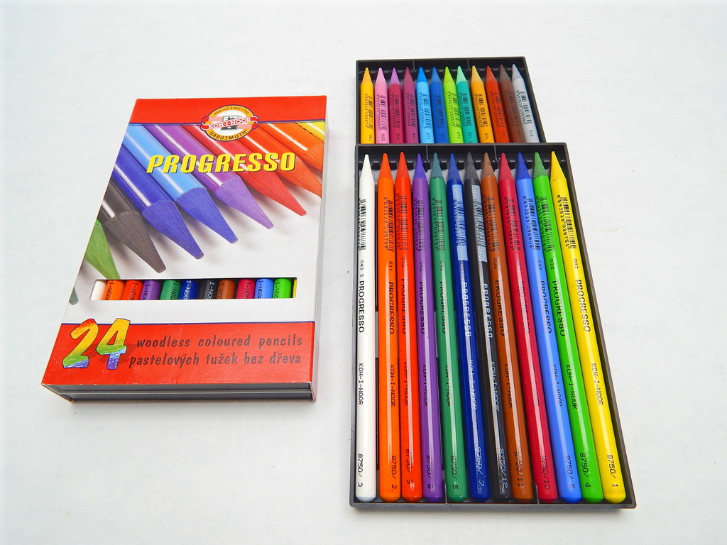 Pastelky Progresso 24 barev Koh-i-noor