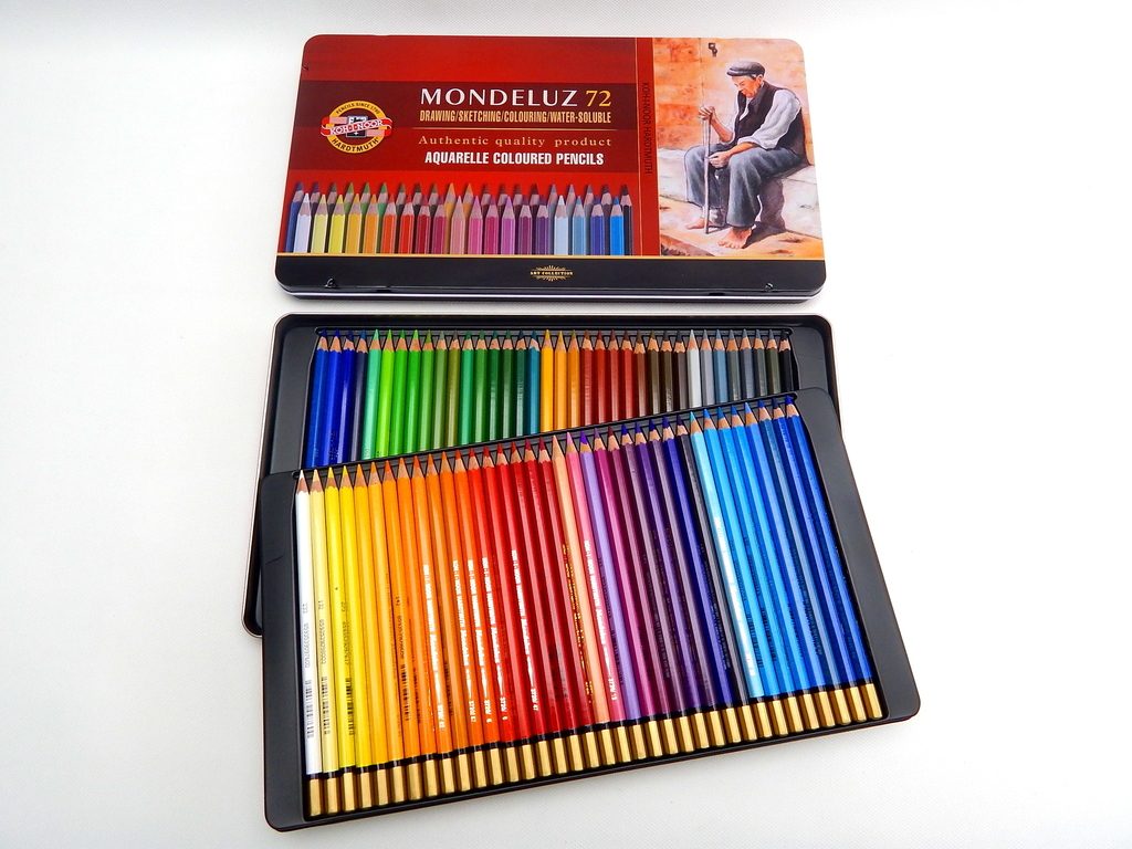 Akvarelové pastelky 72 barev Koh-i-noor