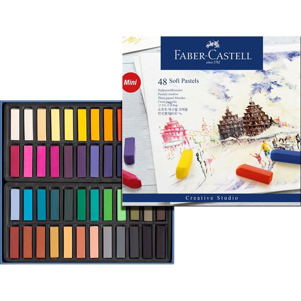 Prašné křídy 48 barev Mini Faber-Castell