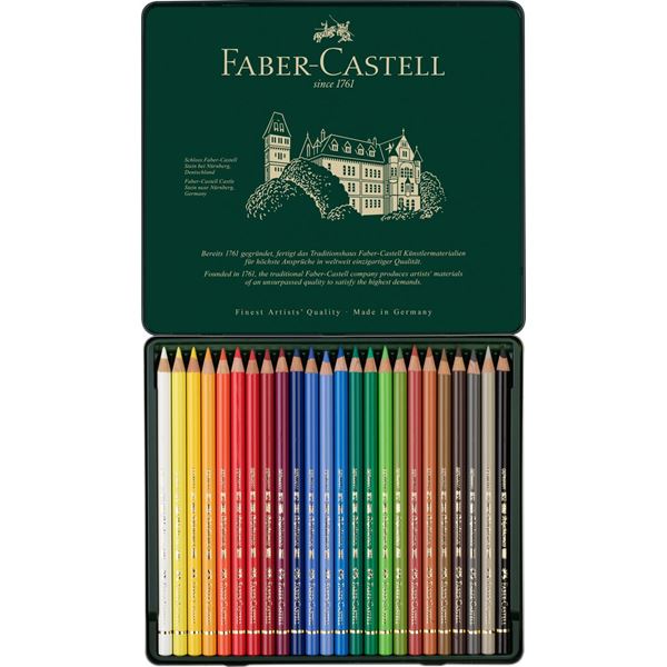 Polychromos pastelky 24 barev Faber-Castell