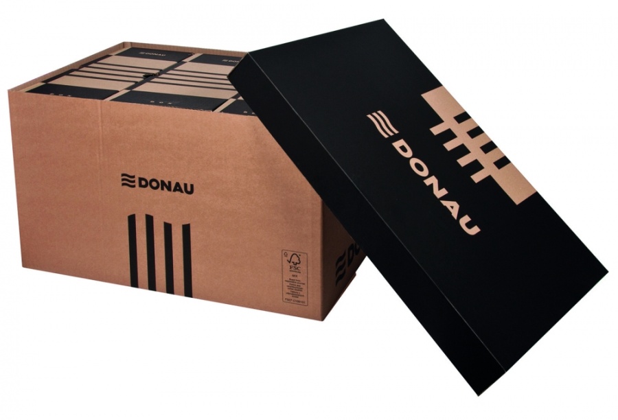 Archivační krabice hnědá na boxy Donau 