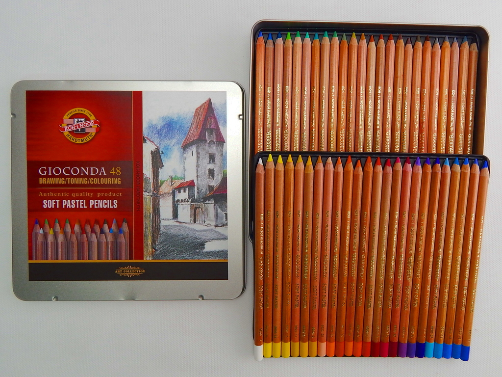 Prašné křídy v tužce 48 barev Koh-i-noor Gioconda