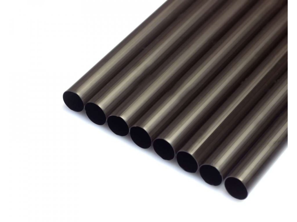 Slámky Jumbo znovu použitelné černé 25.5cm 150ks