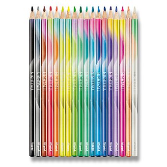 PASTELKY MAPED COLOR'PEPS NIGHTFALL - 18 BAREV