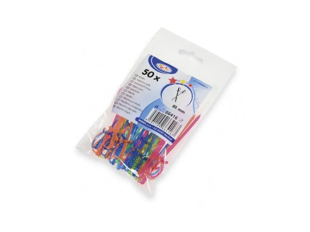 Plastový bodec MEČ 85mm 50ks