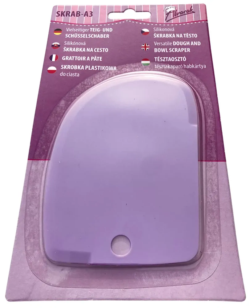 Univerzální škrabka na těsto 13x9cm -fialová