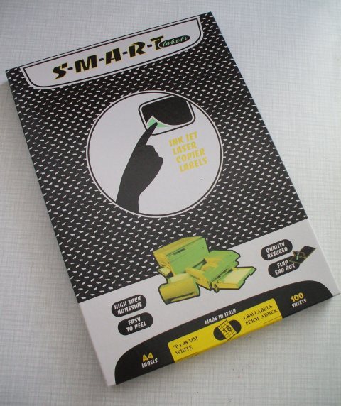 Samolepící etikety SMART kulatá průměr 30 mm A4 - 100 ks