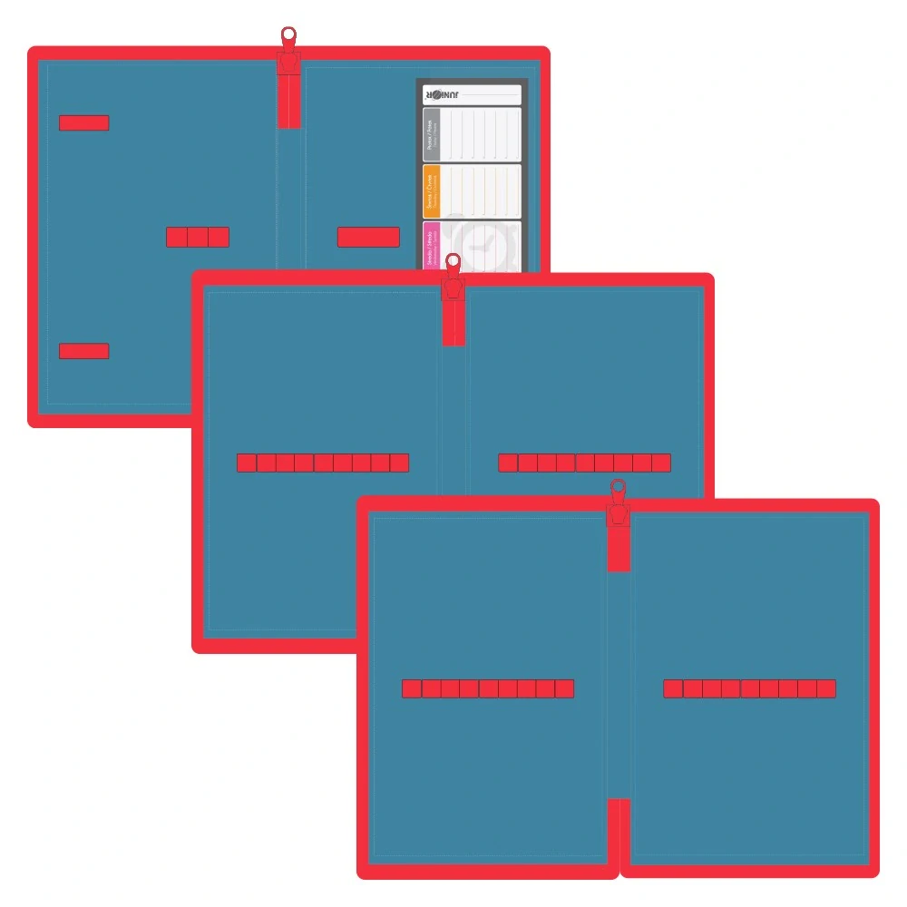 Penál 3 p. prázdný Hokej