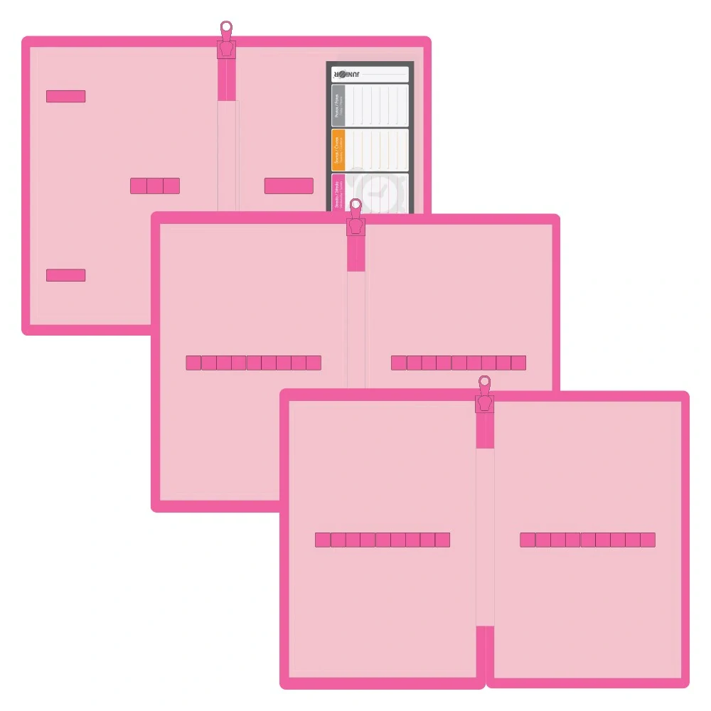 Penál 3 p. prázdný Butterfly