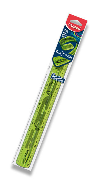 Pravítko 30 cm ohebné - Maped Twist`n Flex , mix barev