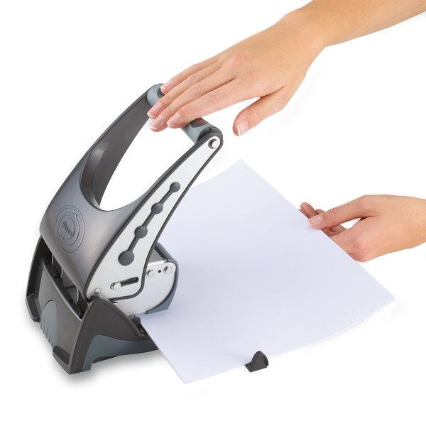 Děrovačka  MAPED Easy 35, celokovová - stříbrná, na 35 listů