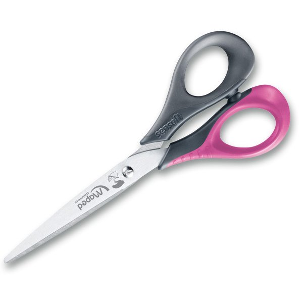 Nůžky 16 cm pro leváky s pružnou rukojetí Maped Sensoft