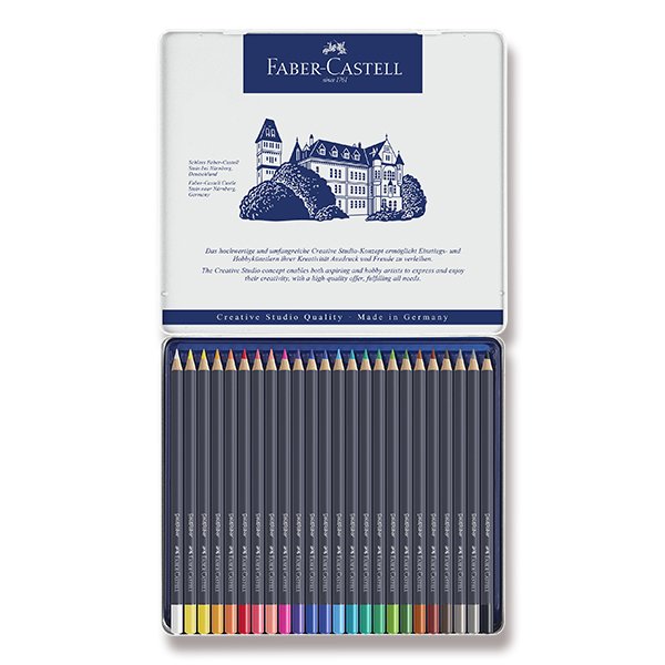 Pastelky 24 barev Faber-Castell Goldfaber
