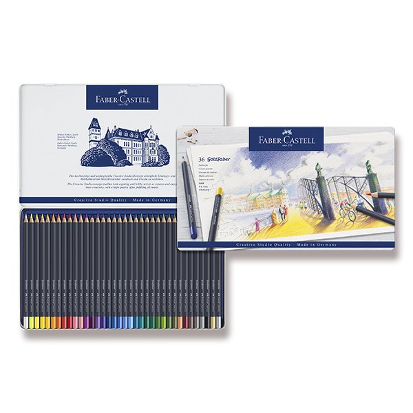 Pastelky 36 barev Faber-Castell Goldfaber