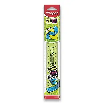 PRAVÍTKO MAPED TWIST´N FLEX - 20 CM, MIX BAREV
