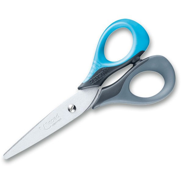 Nůžky 13 cm s pružnou rukojetí Maped Sensoft