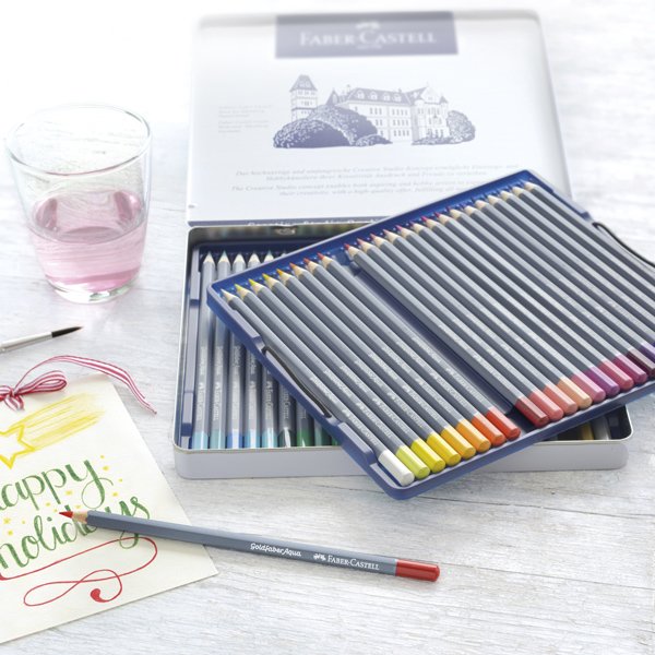 Akvarelové pastelky 48 barev Faber-Castell Goldfaber Aqua