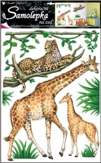 Samolepky na zeď safari 60x42cm