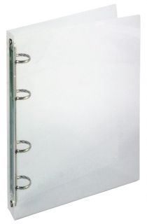 Pořadač 4-kroužkový A4 PP transparent průhledný
