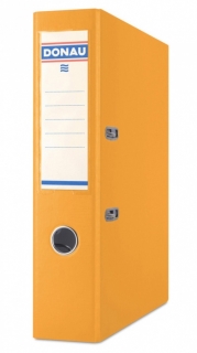 Pákový pořadač A4 50 mm, PP oranžový Donau