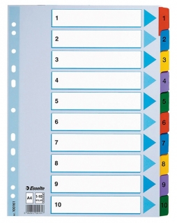 Rozdružovač A4 10 listů Mylar Esselte