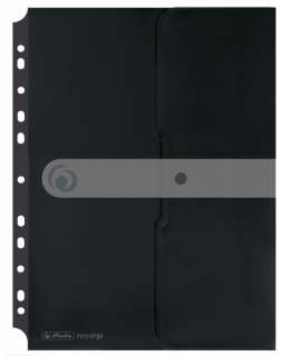 Obálka s drukem A4 černá s eurozávěsem EASY ORGA