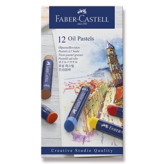 Olejové pastely 12 barev Faber-Castell
