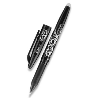 Gelový roller FriXion černý 0,7 mm Pilot M 07
