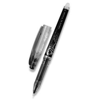 Gelový roller FriXion černý 0,5 mm Pilot Point F 05