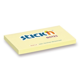 Samolepicí bloček žlutý 76x127 mm 100 listů StickN