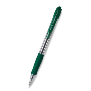 Propiska 0,7 mm zelená Pilot Super Grip