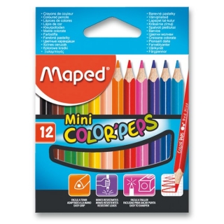 Trojhranné pastelky 12 barev Maped Color Peps Mini