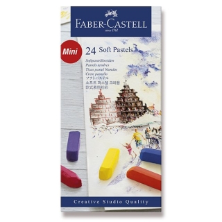Prašné křídy 24 barev Mini Faber-Castell