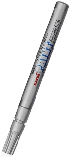 Stříbrný lakový popisovač UNI Paint Marker PX-21